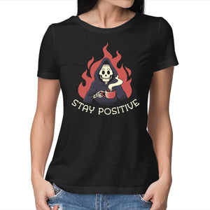 Death Drinking Coffee