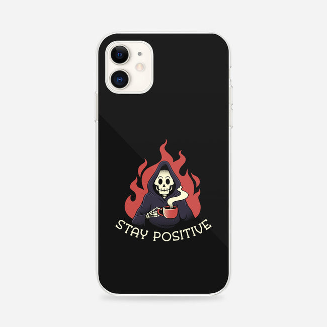 Death Drinking Coffee-iPhone-Snap-Phone Case-tobefonseca