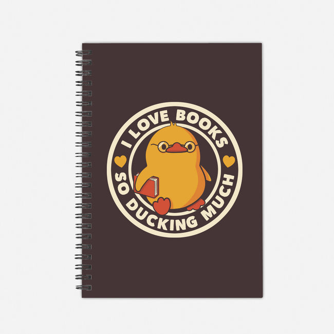 I Love Books So Ducking Much-None-Dot Grid-Notebook-tobefonseca