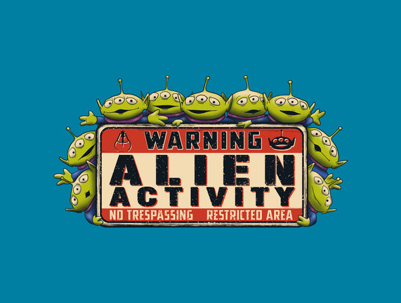 Vintage Alien Warning