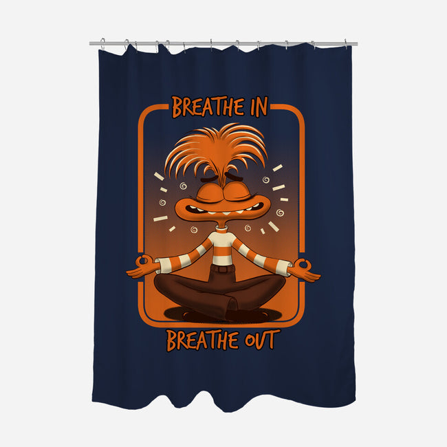 Breathe In Breath Out-None-Polyester-Shower Curtain-rmatix