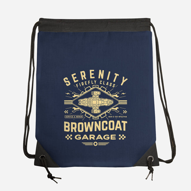 Browncoat Garage-None-Drawstring-Bag-Logozaste