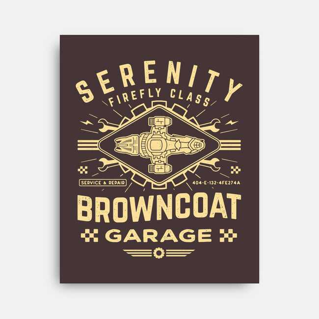 Browncoat Garage-None-Stretched-Canvas-Logozaste