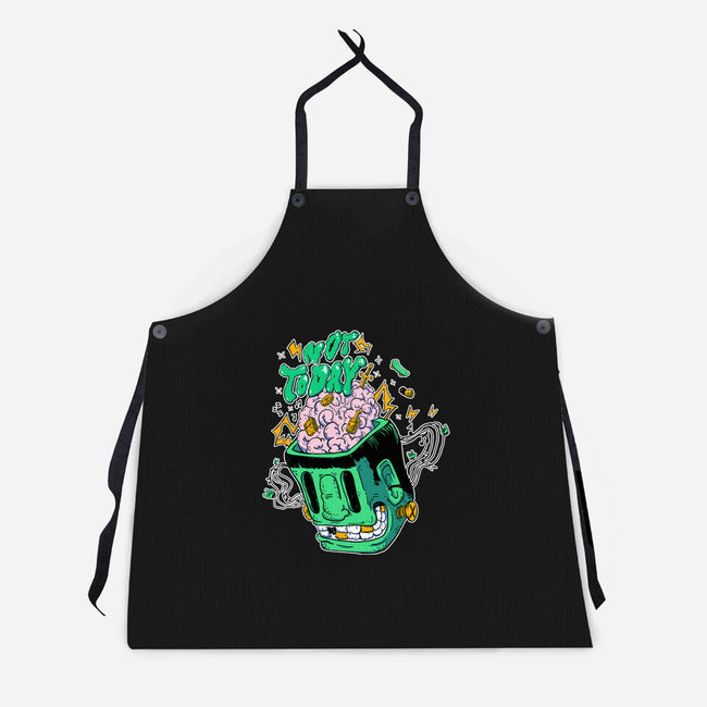 Mood Is Not Today-Unisex-Kitchen-Apron-Coppernix