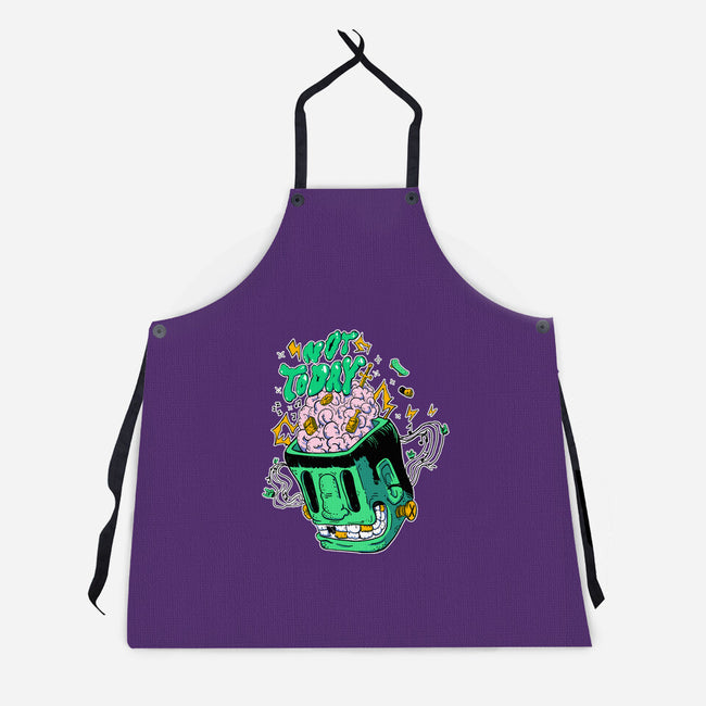 Mood Is Not Today-Unisex-Kitchen-Apron-Coppernix