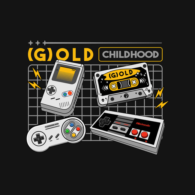 Gold Childhood-Unisex-Zip-Up-Sweatshirt-spoilerinc
