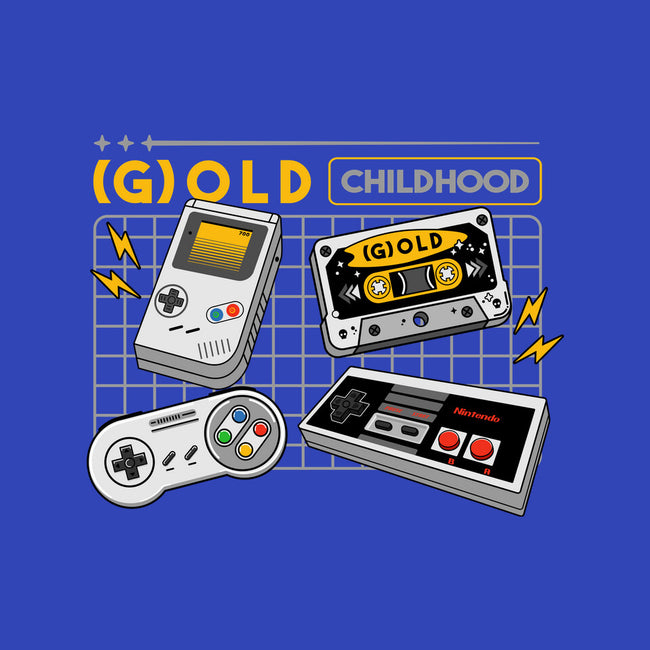 Gold Childhood-None-Glossy-Sticker-spoilerinc