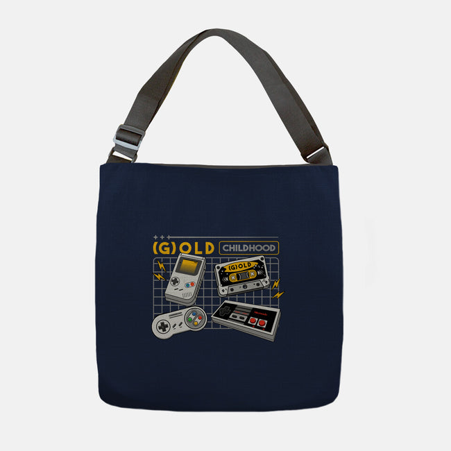 Gold Childhood-None-Adjustable Tote-Bag-spoilerinc