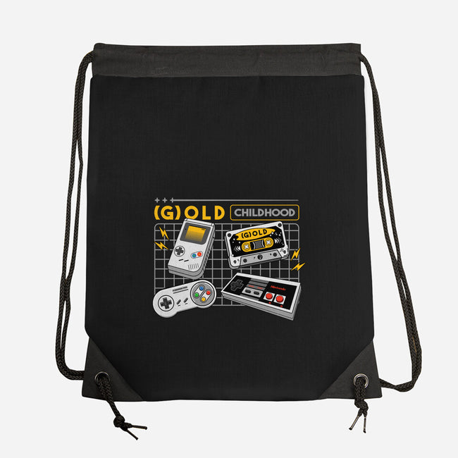 Gold Childhood-None-Drawstring-Bag-spoilerinc