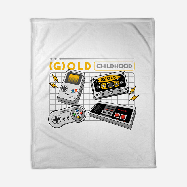 Gold Childhood-None-Fleece-Blanket-spoilerinc