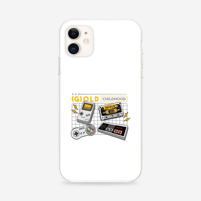 Gold Childhood-iPhone-Snap-Phone Case-spoilerinc