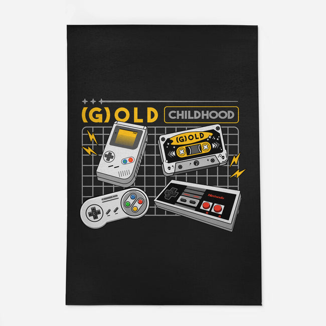 Gold Childhood-None-Outdoor-Rug-spoilerinc