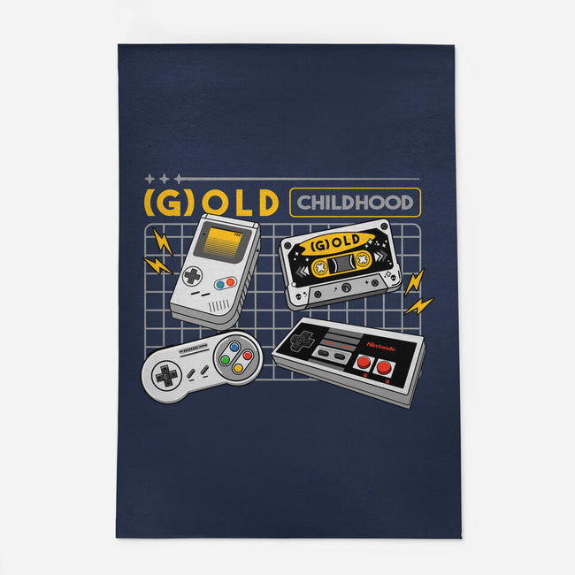 Gold Childhood-None-Outdoor-Rug-spoilerinc