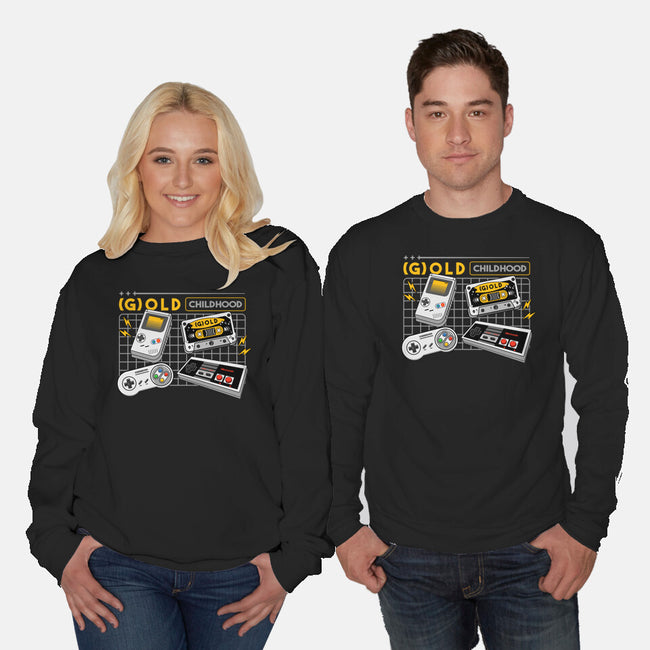 Gold Childhood-Unisex-Crew Neck-Sweatshirt-spoilerinc