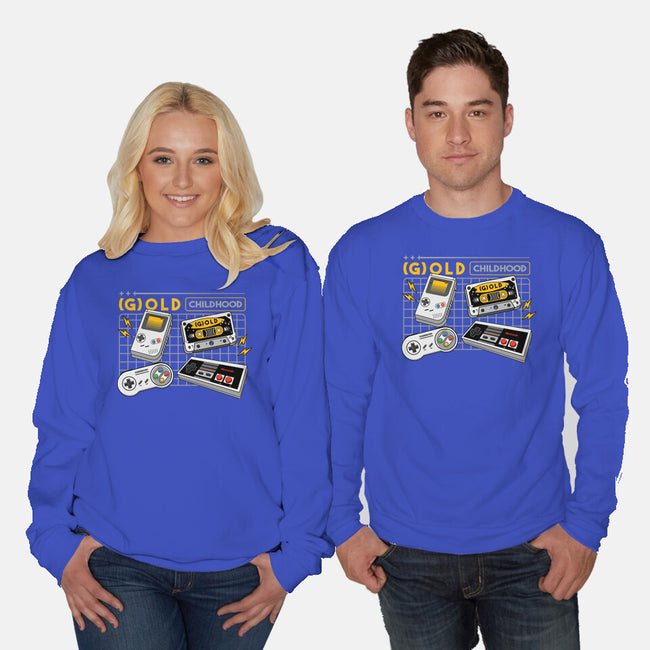 Gold Childhood-Unisex-Crew Neck-Sweatshirt-spoilerinc