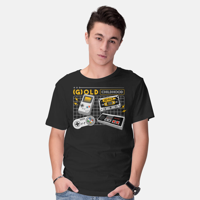 Gold Childhood-Mens-Basic-Tee-spoilerinc