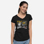 Gold Childhood-Womens-V-Neck-Tee-spoilerinc