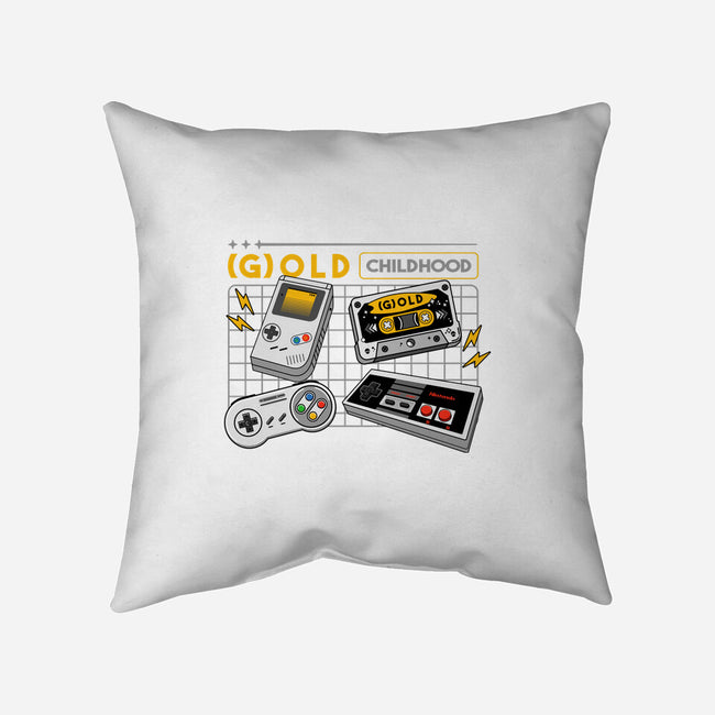 Gold Childhood-None-Non-Removable Cover w Insert-Throw Pillow-spoilerinc