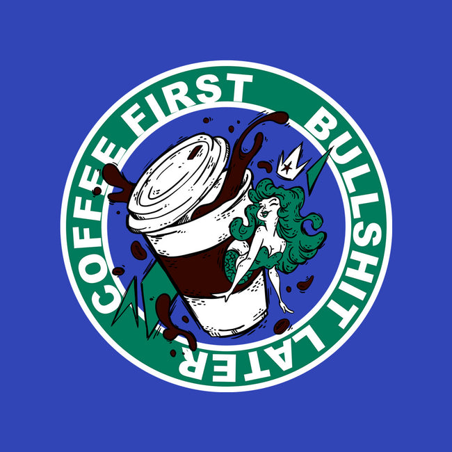 Coffee First BS Later-None-Stretched-Canvas-Coppernix