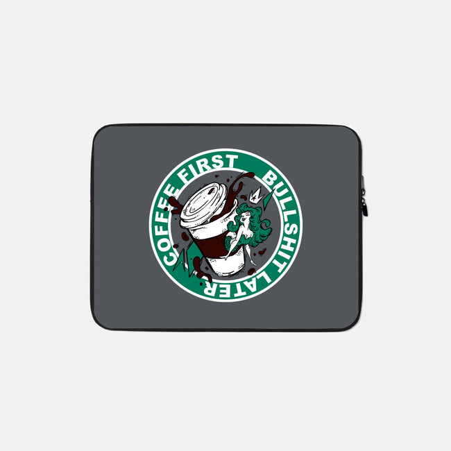 Coffee First BS Later-None-Zippered-Laptop Sleeve-Coppernix