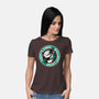 Coffee First BS Later-Womens-Basic-Tee-Coppernix