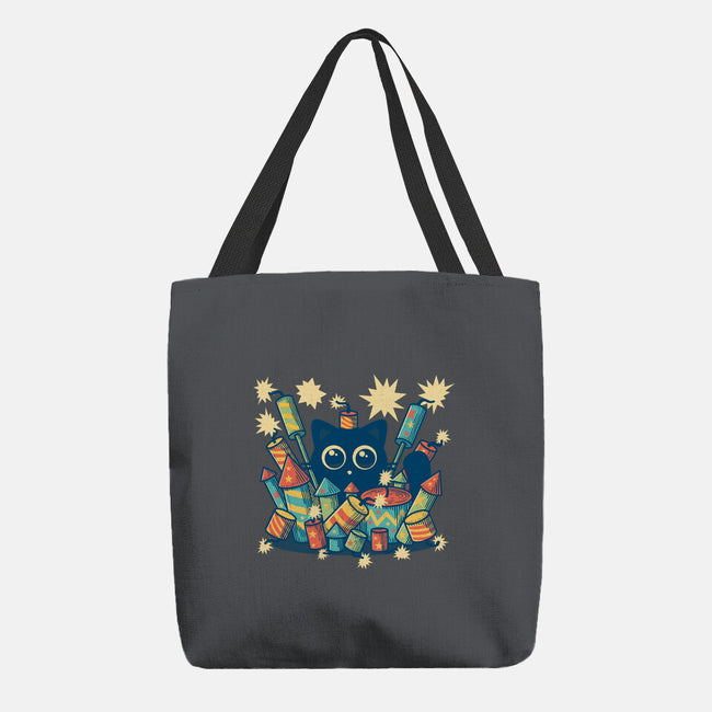 Explosive Kitty-None-Basic Tote-Bag-erion_designs