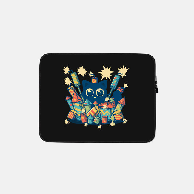 Explosive Kitty-None-Zippered-Laptop Sleeve-erion_designs