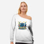 Explosive Kitty-Womens-Off Shoulder-Sweatshirt-erion_designs