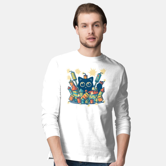 Explosive Kitty-Mens-Long Sleeved-Tee-erion_designs