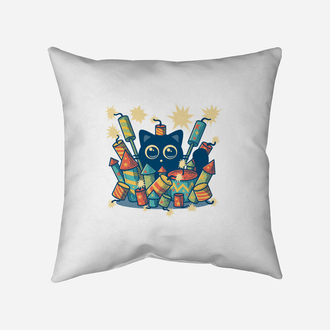 Explosive Kitty-None-Non-Removable Cover w Insert-Throw Pillow-erion_designs