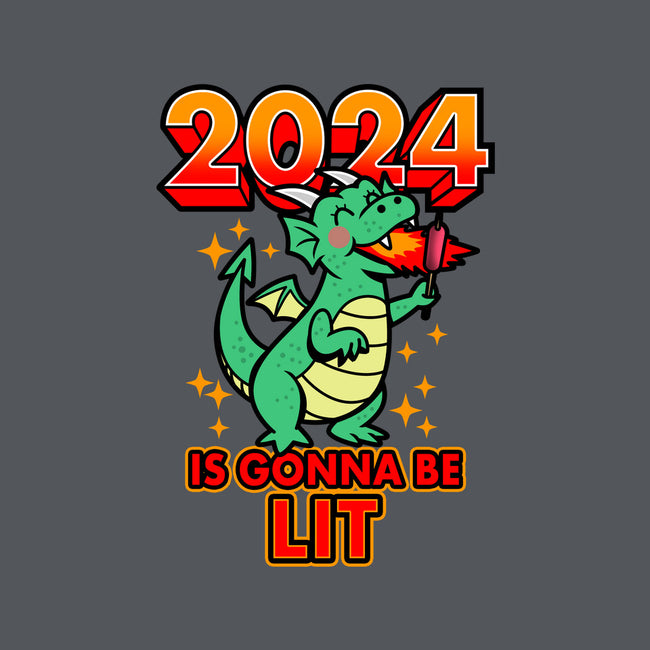 2024 Is Gonna Be Lit-Unisex-Crew Neck-Sweatshirt-Boggs Nicolas