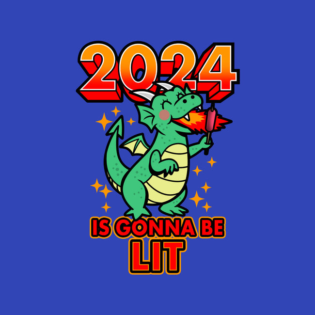 2024 Is Gonna Be Lit-Baby-Basic-Onesie-Boggs Nicolas