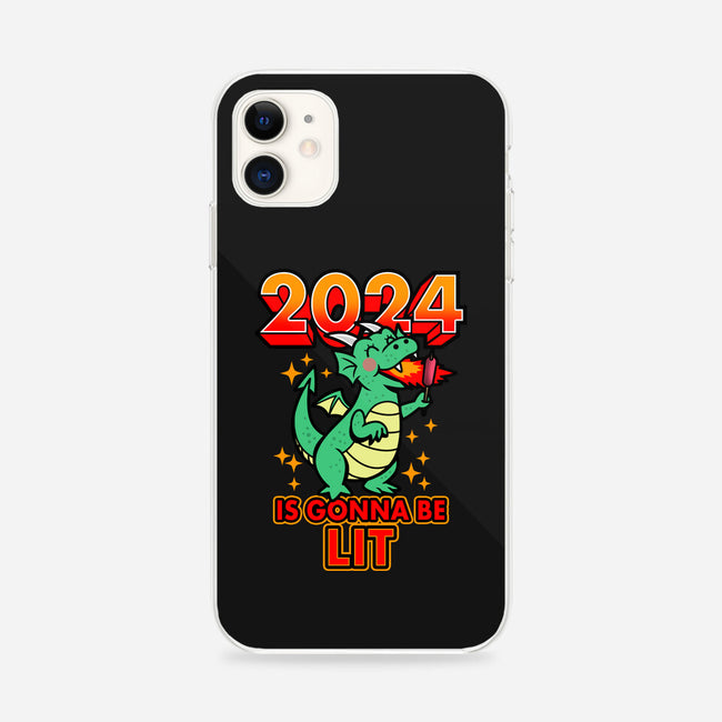 2024 Is Gonna Be Lit-iPhone-Snap-Phone Case-Boggs Nicolas