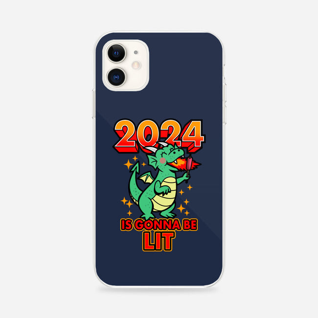 2024 Is Gonna Be Lit-iPhone-Snap-Phone Case-Boggs Nicolas