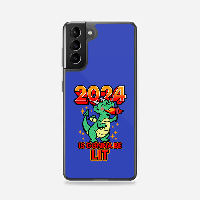 2024 Is Gonna Be Lit-Samsung-Snap-Phone Case-Boggs Nicolas