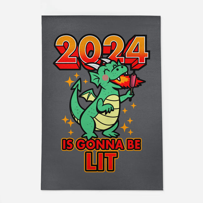 2024 Is Gonna Be Lit-None-Indoor-Rug-Boggs Nicolas