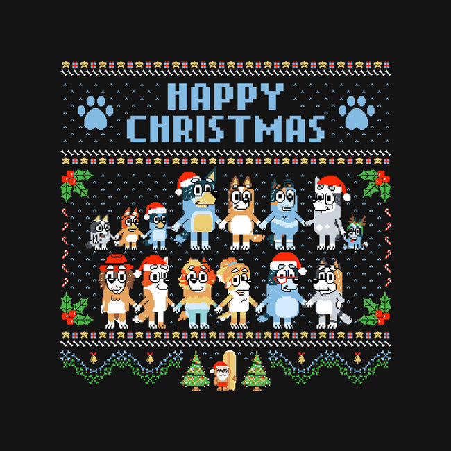 Happy Bluey Christmas-Unisex-Zip-Up-Sweatshirt-rocketman_art