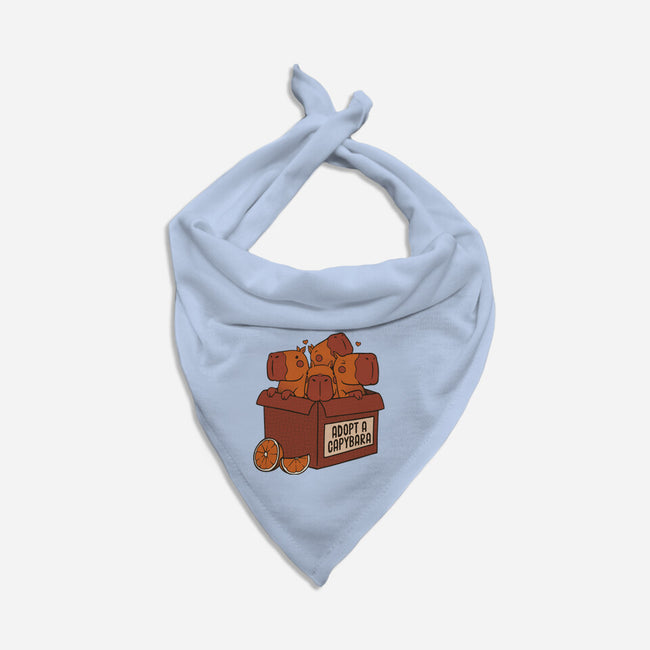 Adopt A Capybara-Dog-Bandana-Pet Collar-tobefonseca