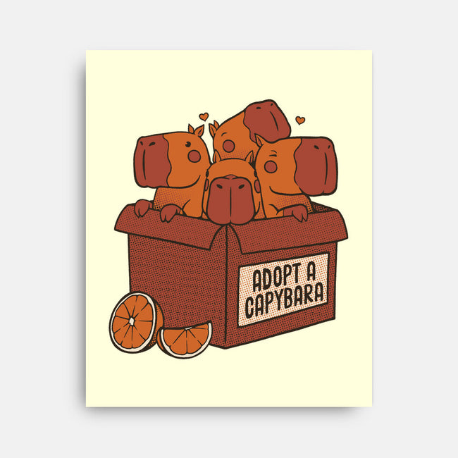 Adopt A Capybara-None-Stretched-Canvas-tobefonseca