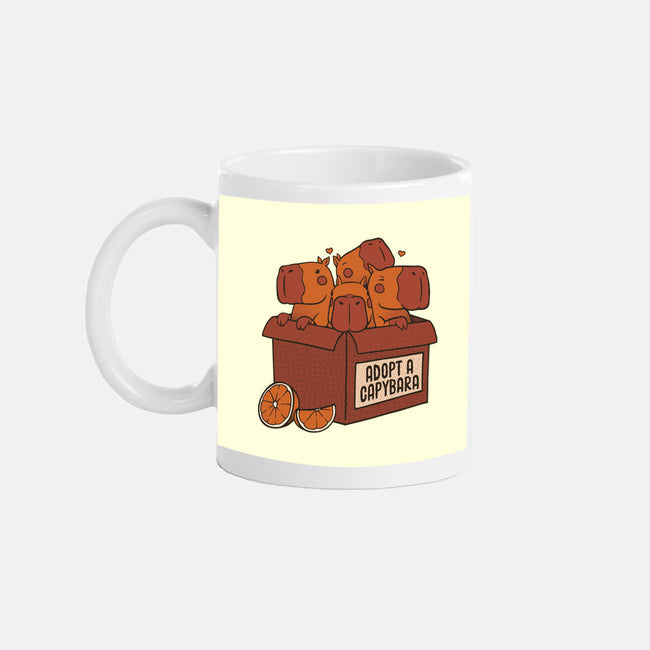 Adopt A Capybara-None-Mug-Drinkware-tobefonseca