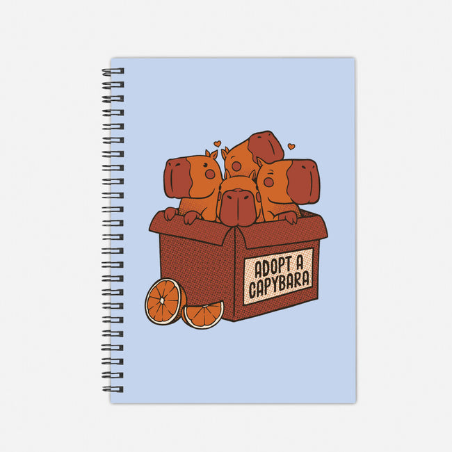 Adopt A Capybara-None-Dot Grid-Notebook-tobefonseca