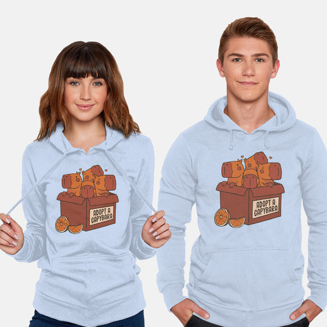 Adopt A Capybara-Unisex-Pullover-Sweatshirt-tobefonseca