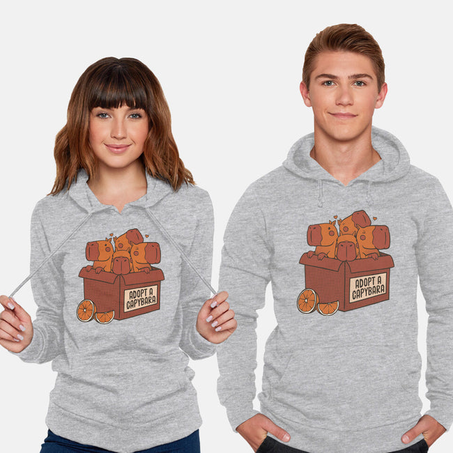 Adopt A Capybara-Unisex-Pullover-Sweatshirt-tobefonseca