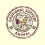 Emotional Support Woodstock-None-Glossy-Sticker-kg07