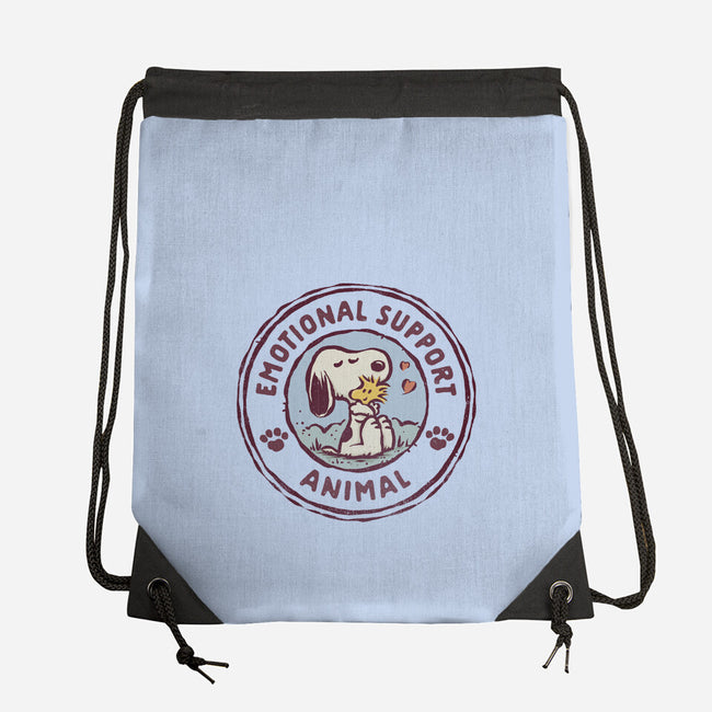 Emotional Support Woodstock-None-Drawstring-Bag-kg07