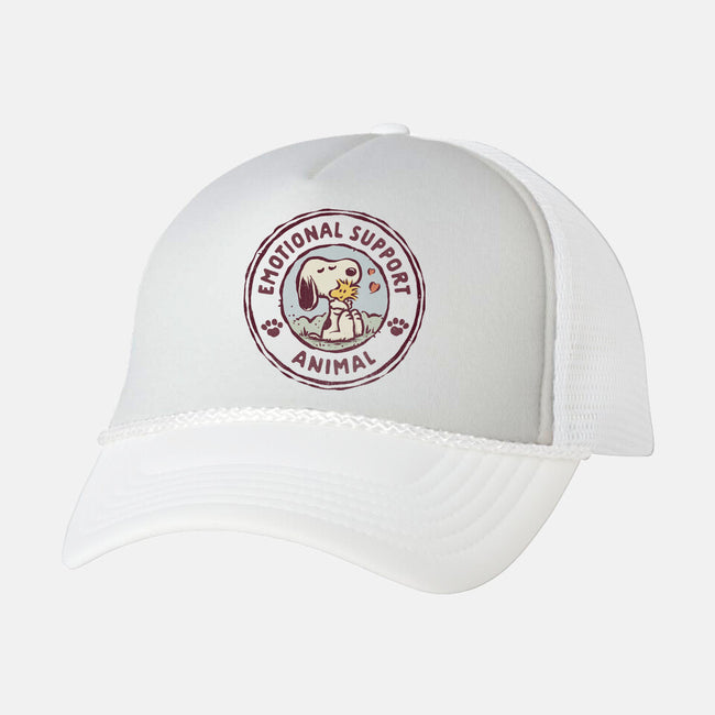 Emotional Support Woodstock-Unisex-Trucker-Hat-kg07