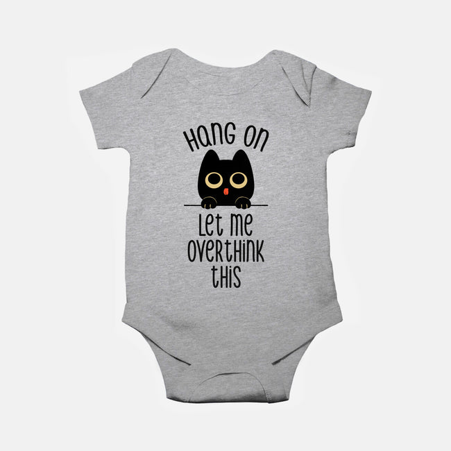 Hang On Let Me Overthink This-Baby-Basic-Onesie-tobefonseca