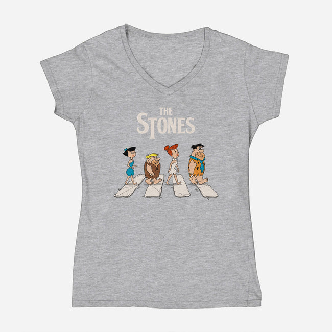 The Stones-Womens-V-Neck-Tee-Getsousa!