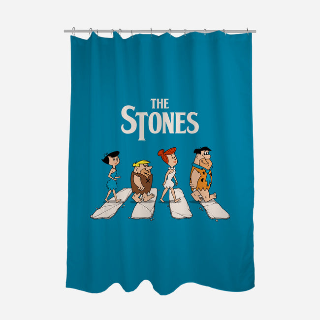 The Stones-None-Polyester-Shower Curtain-Getsousa!