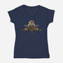 Martian Goldwyn Mayer-Womens-V-Neck-Tee-zascanauta